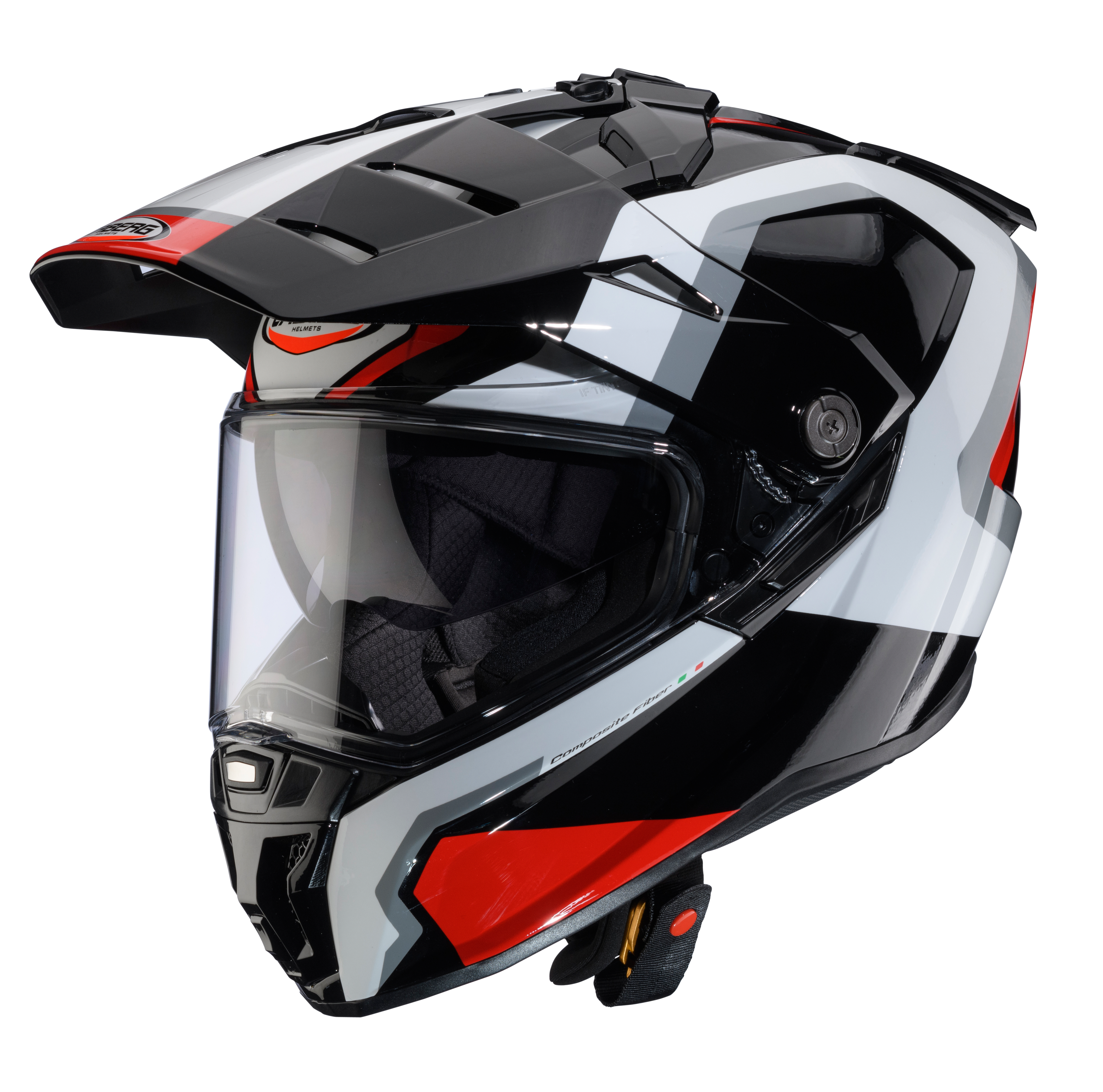 CASCO CABERG TANAMI SCRAM BLACK/RED/WHITE