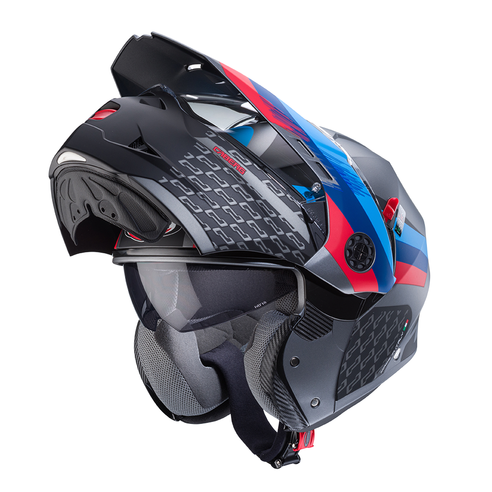 CASCO CABERG TOURMAX X SARABE MATT GUN METAL/BLACK/BMW COLORS