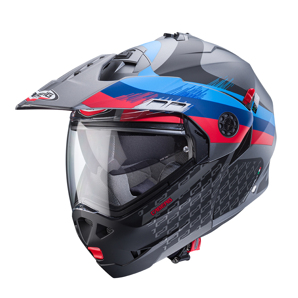 CASCO CABERG TOURMAX X SARABE MATT GUN METAL/BLACK/BMW COLORS
