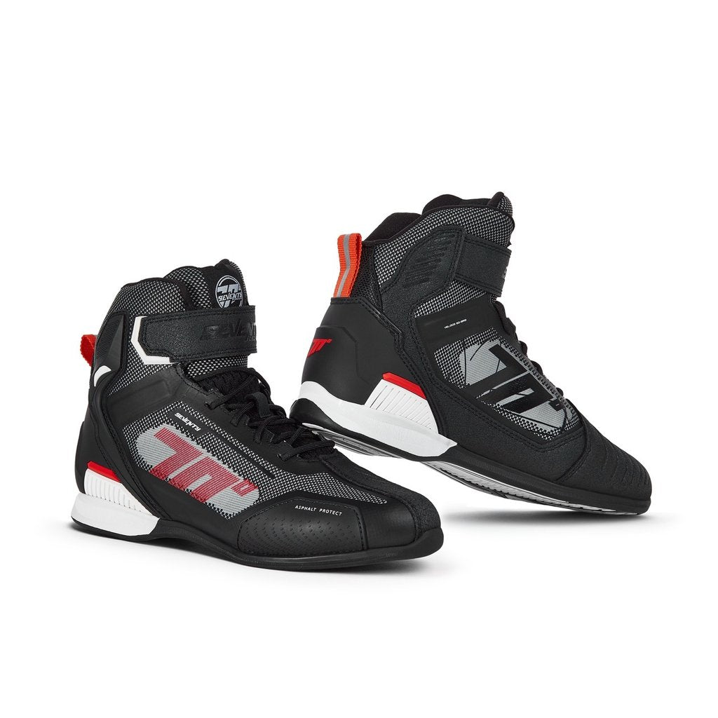 BOTA SD-BR2 VELOCE NEGRO/ROJO/BLANCO