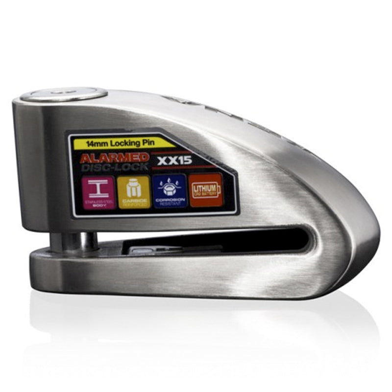 BLOQUEO DISCO XENA XX15 ALARMA Acero Inoxidable 14mm