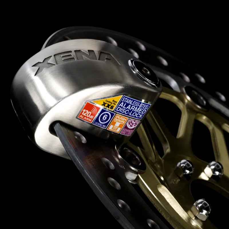BLOQUEO DISCO XENA XX6 ALARMA Acero Inoxidable 6 mm