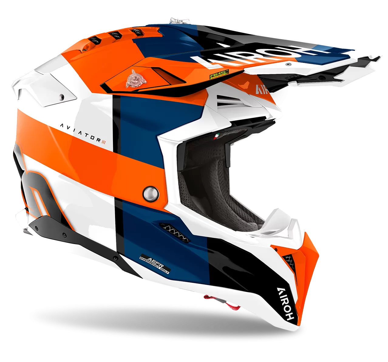 CASCO AIROH AVIATOR 3 MONARCH ORANGE GLOSS