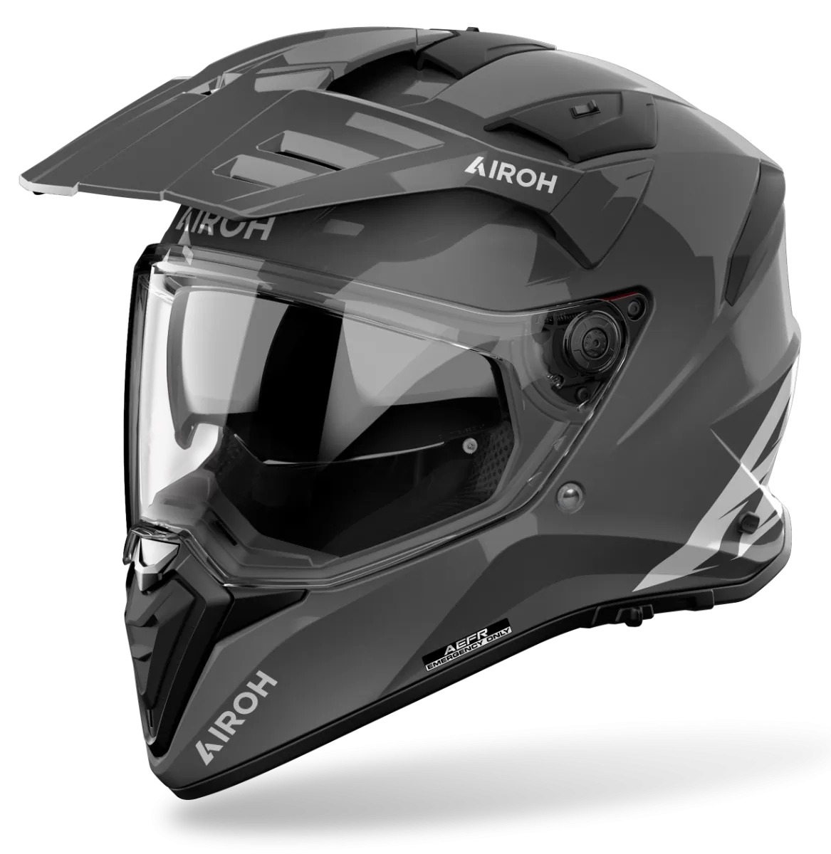 CASCO AIROH BANDIT COLOR DARK GREY GLOSS