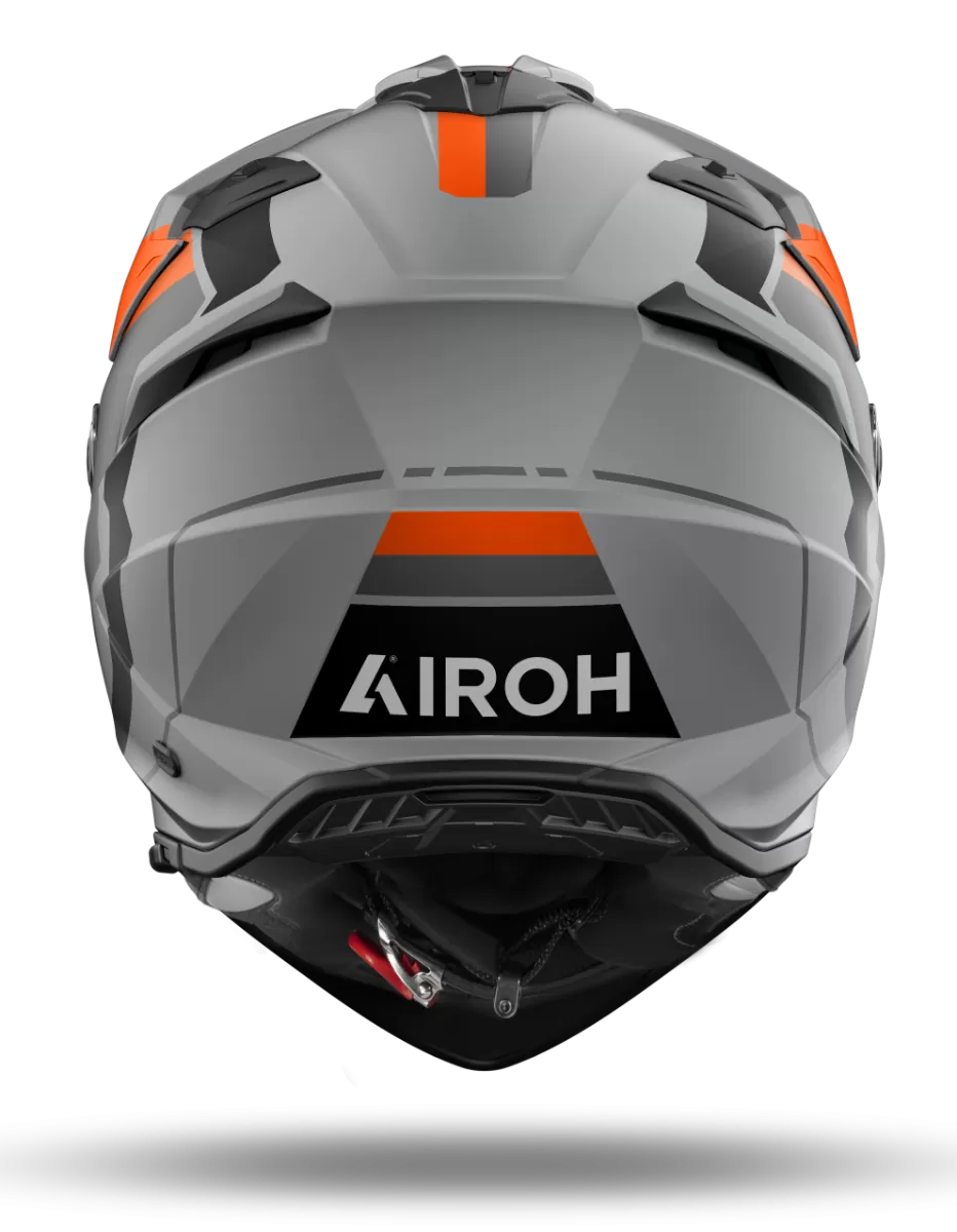 CASCO AIROH BANDIT HORN ORANGE MATT