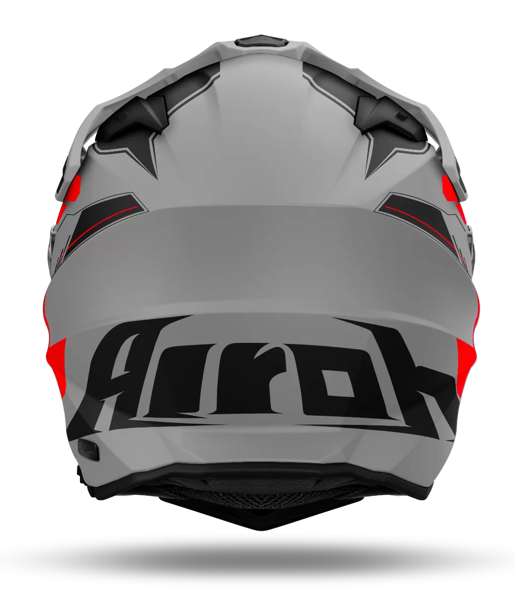 CASCO AIROH COMMANDER 2 REVEAL RED FLUO MATT