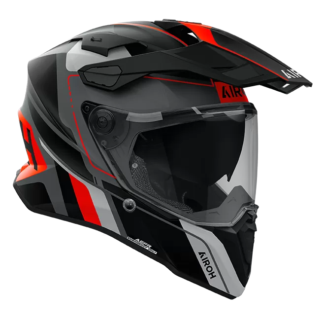 CASCO AIROH COMMANDER 2 SKIP ORANGE MATT