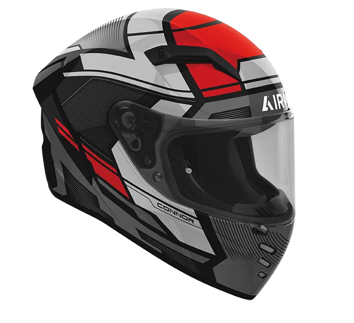 CASCO AIROH CONNOR EGO RED GLOSS