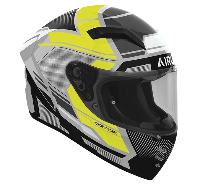 CASCO AIROH CONNOR EGO YELLOW GLOSS