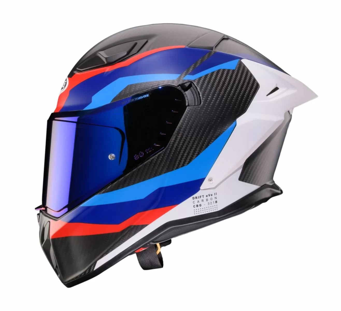 CASCO CABERG DRIFT EVO II MATT CARBON MSPORT - L