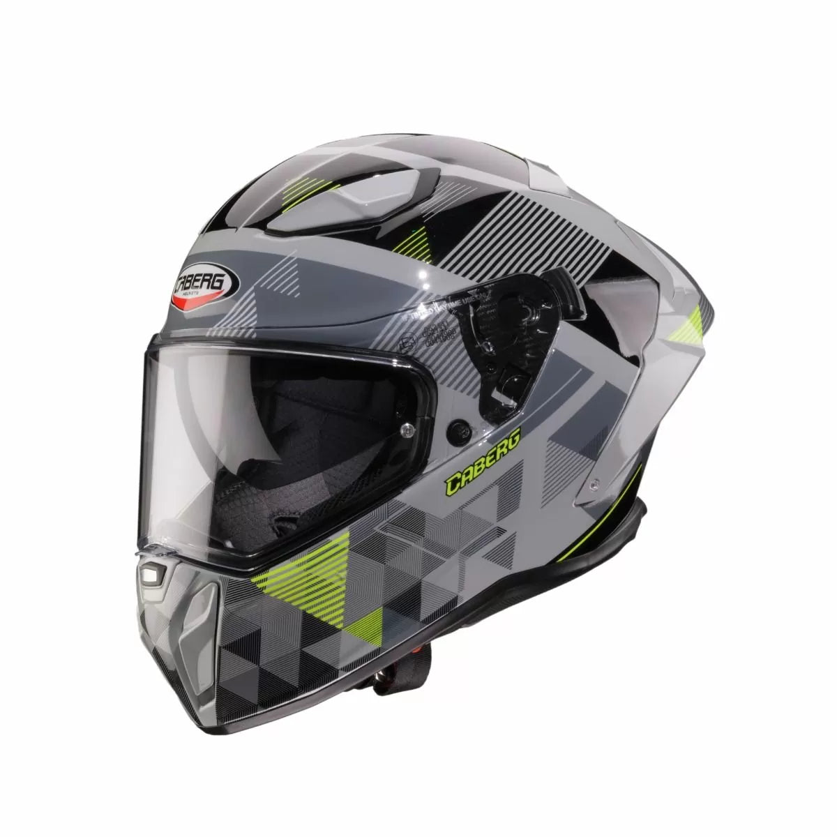 CASCO CABERG DRIFT EVO II PRISM GREY/BLACK/YELLOW FLUO