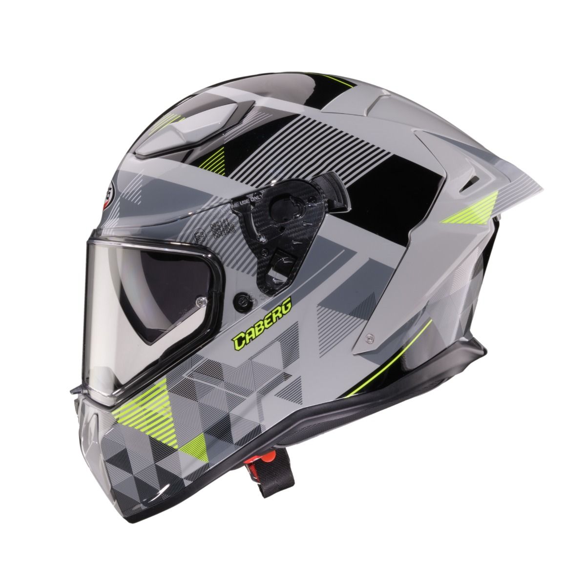 CASCO CABERG DRIFT EVO II PRISM GREY/BLACK/YELLOW FLUO