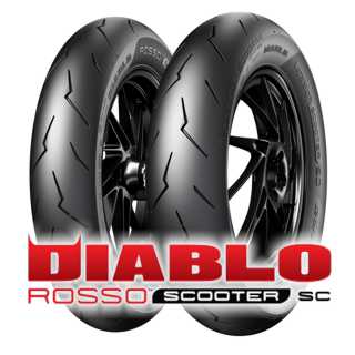 NEUMÁTICO PIRELLI 100/90 12 DIABLO ROSSO SCOOTER 64 P TL 2420 F DOT20