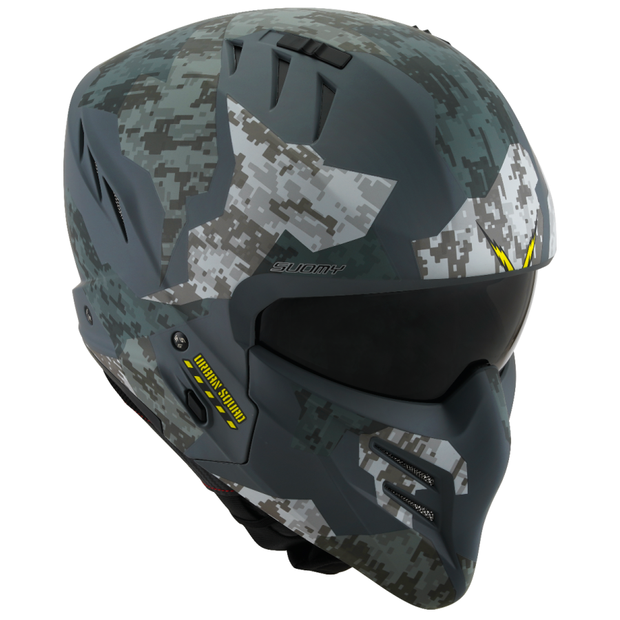 CASCO SUOMY ARMOR URBAN SQUAD CAMOUFLAGE MATT GREY E06