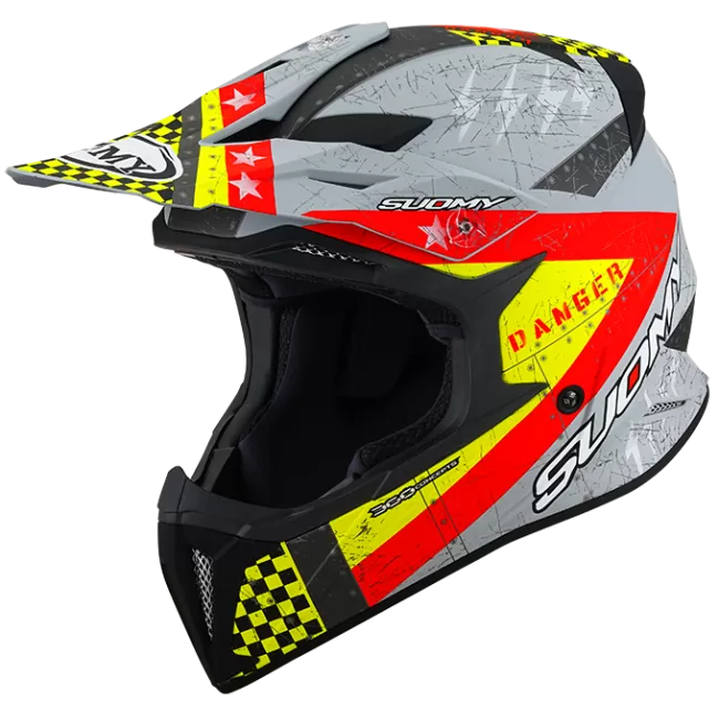 CASCO SUOMY X-WING JETFIGHTER MATT RED