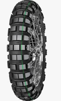 NEUMÁTICO MITAS 140/80 18 ENDURO TRAIL RALLY PRO 70 R TT S.LIGHT VERDE