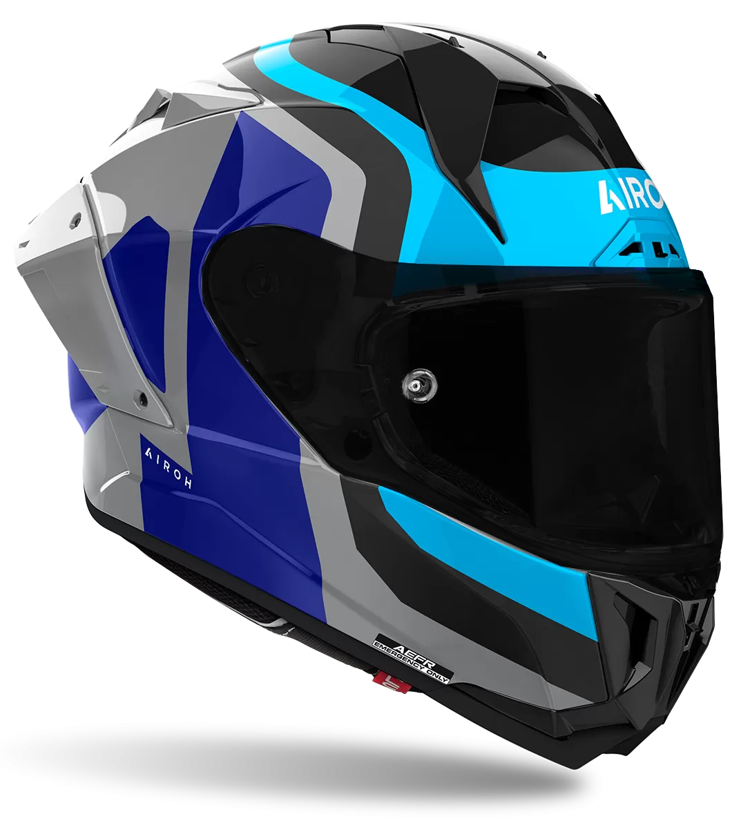 CASCO AIROH GP800 COMPETITION BLUE GLOSS