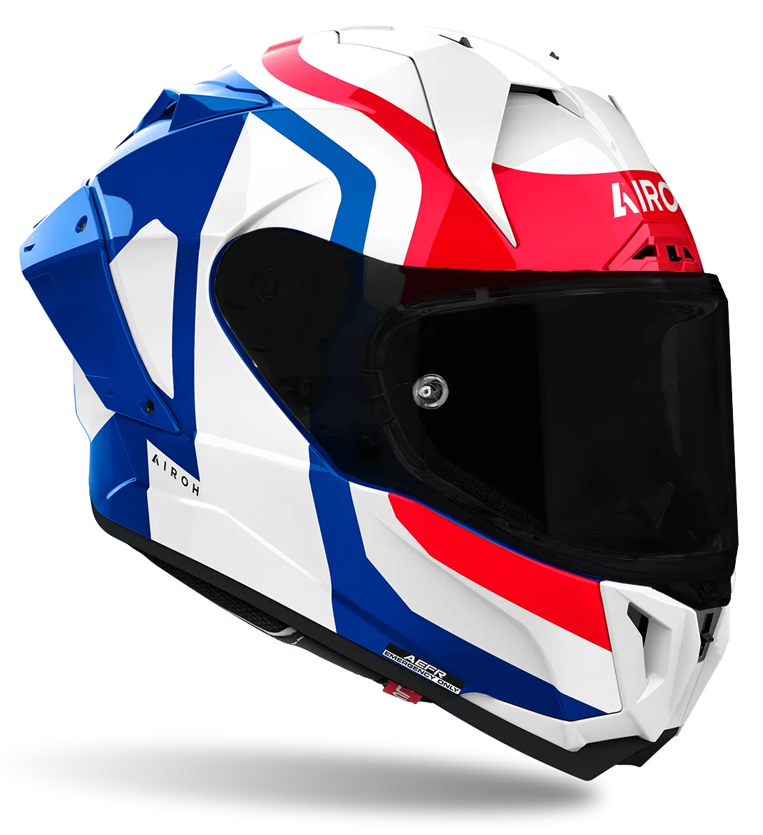CASCO AIROH GP800 COMPETITION BLUE/RED GLOSS
