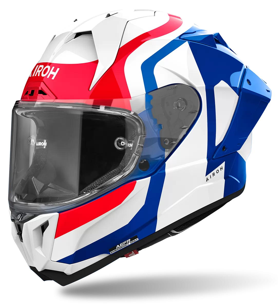 CASCO AIROH GP800 COMPETITION BLUE/RED GLOSS