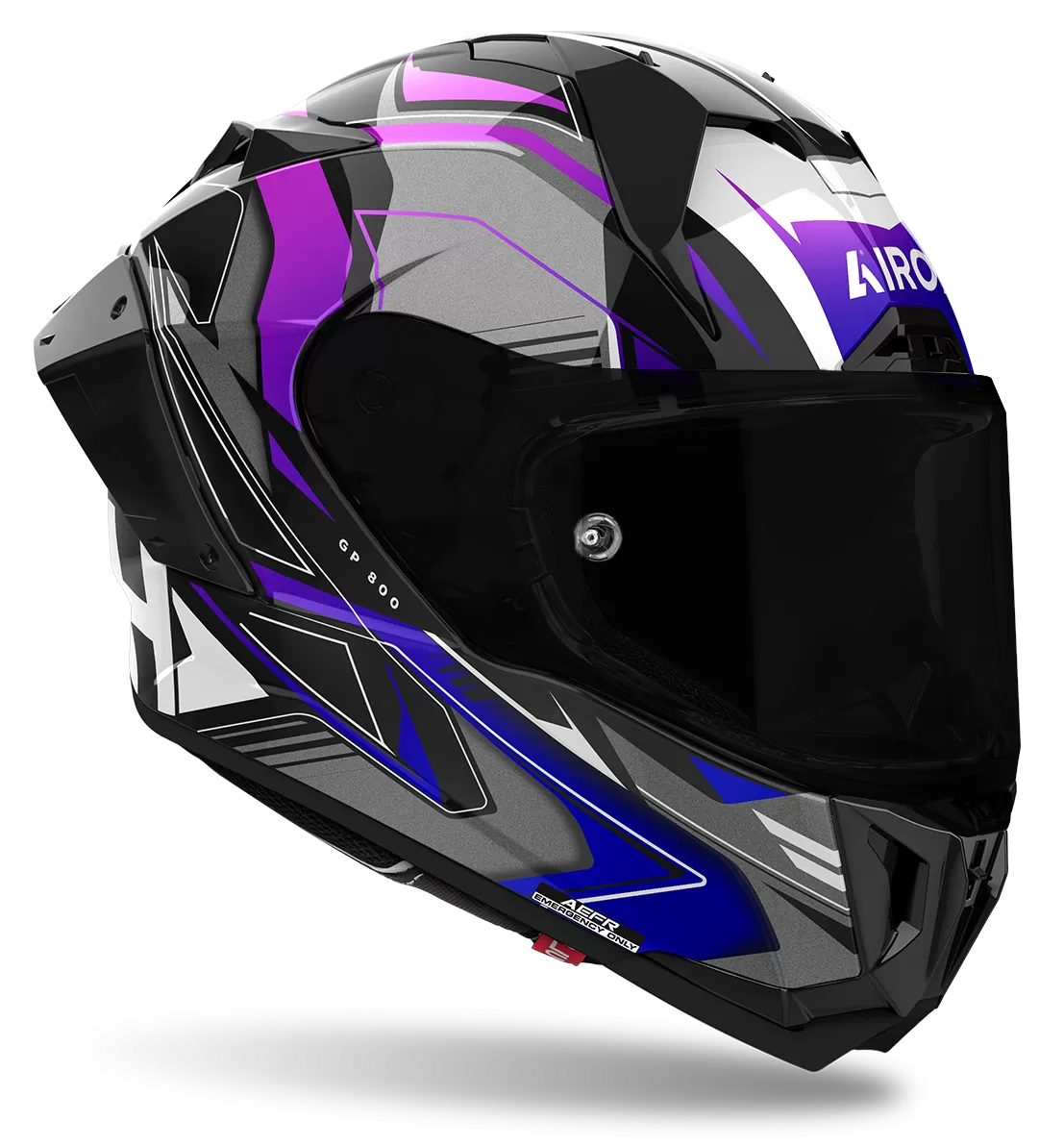CASCO AIROH GP800 MUST BLUE GLOSS
