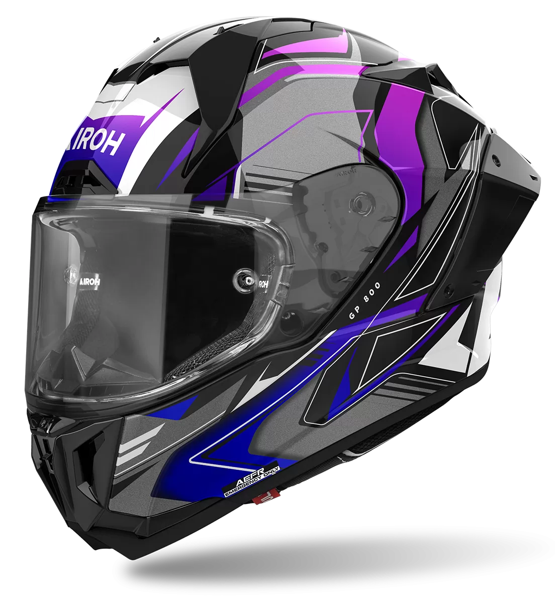 CASCO AIROH GP800 MUST BLUE GLOSS