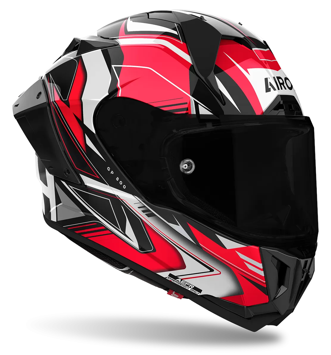 CASCO AIROH GP800 MUST RED GLOSS