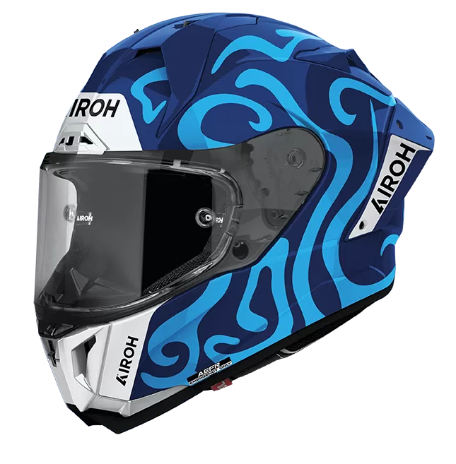 CASCO AIROH GP800 SWAIN BLUE GLOSS