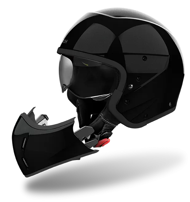 CASCO AIROH J110 COLOR BLACK GLITTER