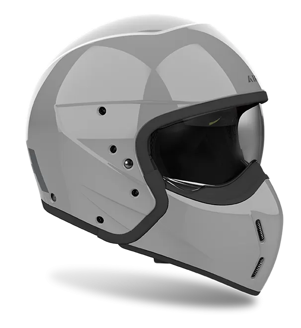 CASCO AIROH J110 COLOR CEMENT GREY GLOSS