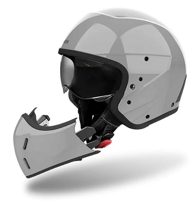 CASCO AIROH J110 COLOR CEMENT GREY GLOSS