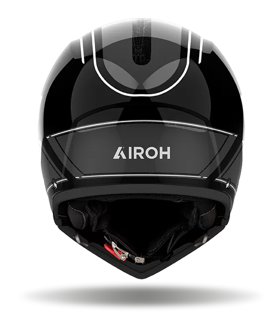 CASCO AIROH J110 RASTER DARK GREY GLOSS