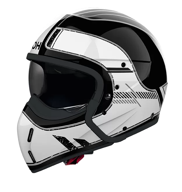 CASCO AIROH J110 RASTER WHITE GLOSS