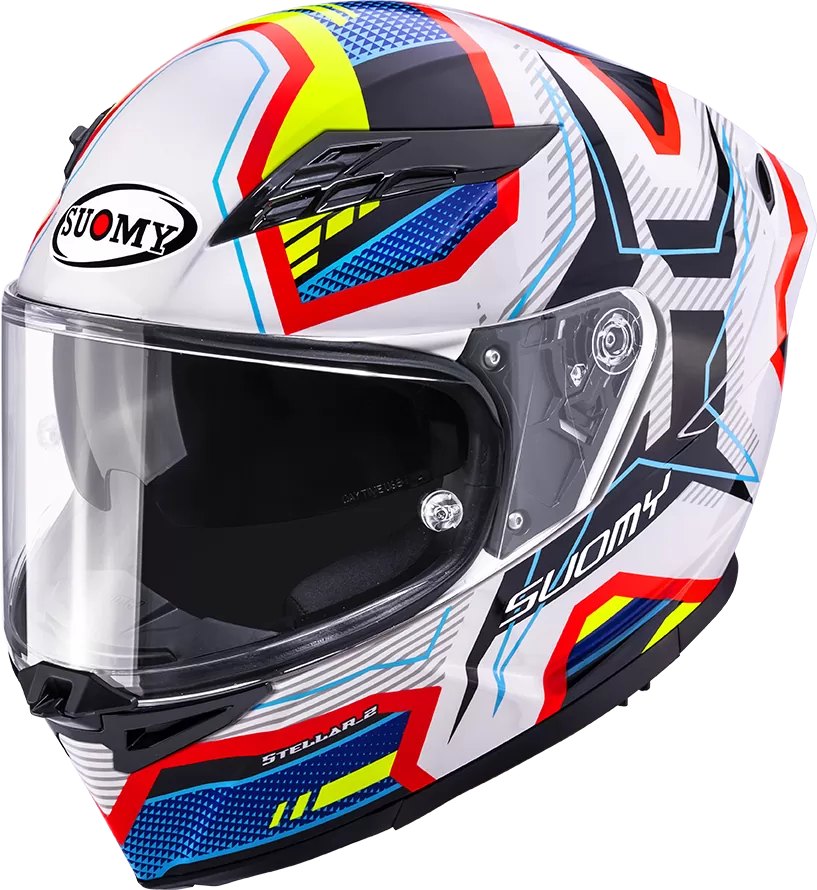 CASCO SUOMY STELLAR 2 BLACKSTAR WHITE/BLUE