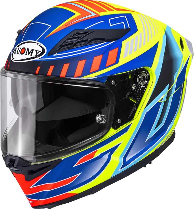 CASCO SUOMY STELLAR 2 DEEPSPACE MATT YELLOW/BLUE