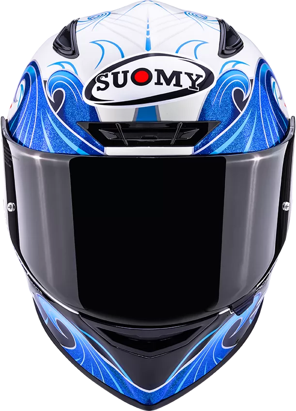 CASCO SUOMY TRACK-1 WAVES WHITE