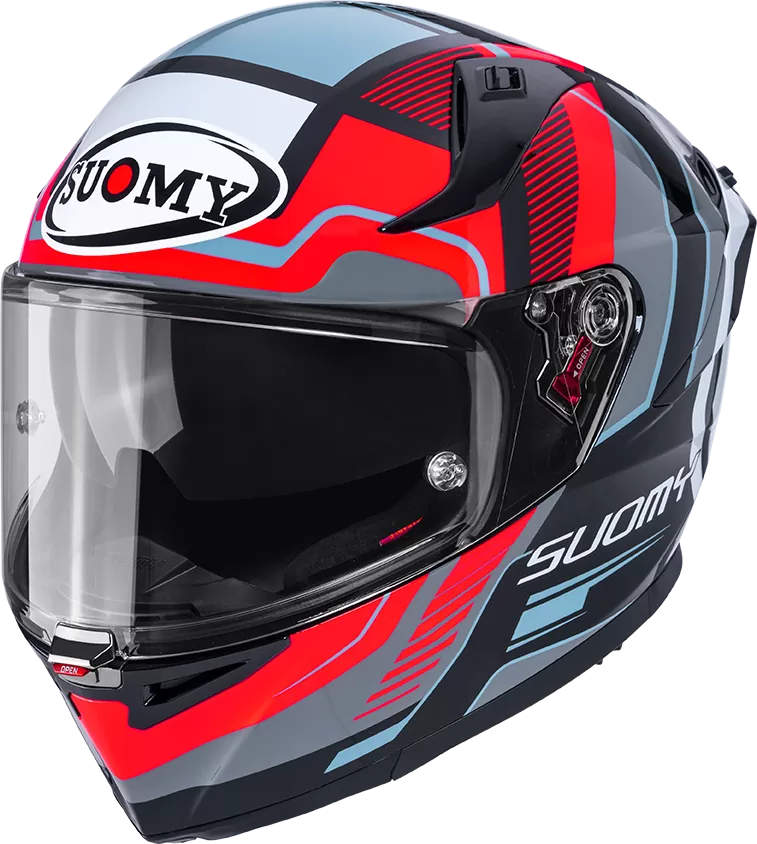 CASCO SUOMY SPEEDSTAR 2 PARALLAX RED