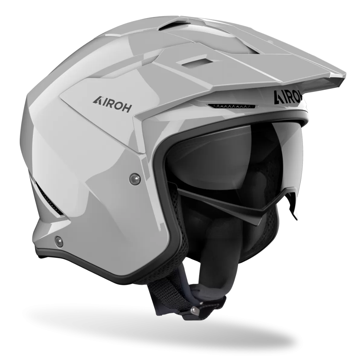 CASCO AIROH KOMBAT COLOR CONCRETE GREY GLOSS
