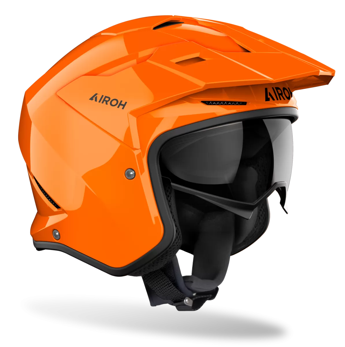 CASCO AIROH KOMBAT COLOR ORANGE GLOSS