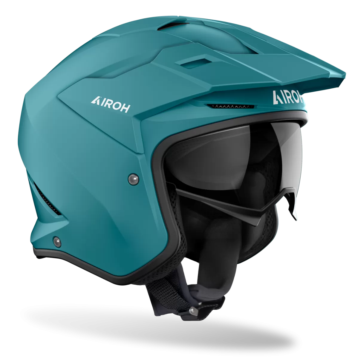 CASCO AIROH KOMBAT COLOR PETROL GREEN MATT