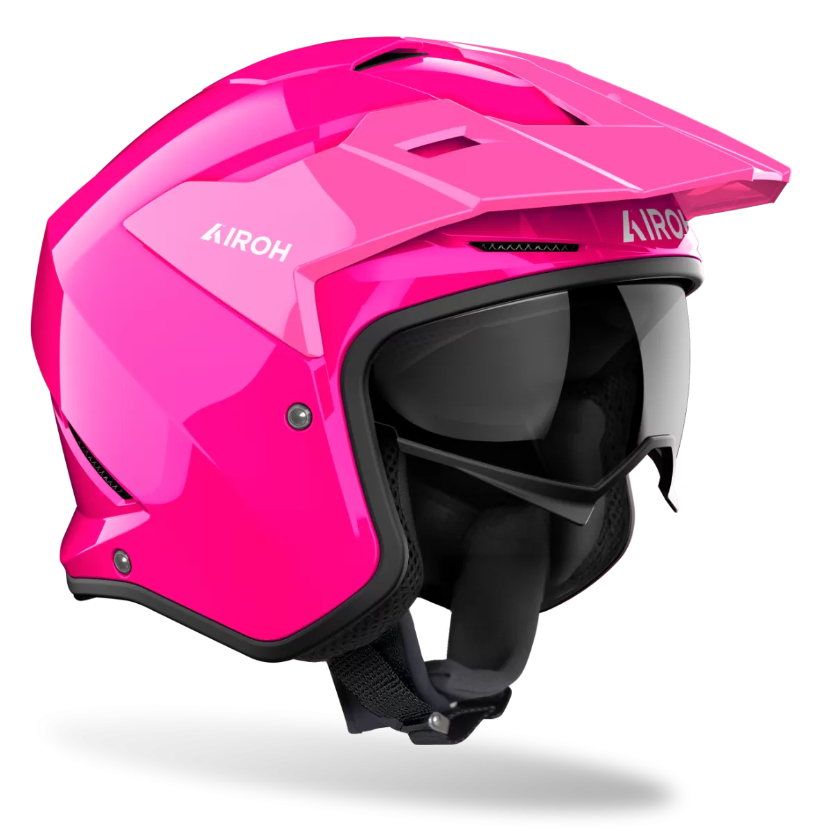 CASCO AIROH KOMBAT COLOR PINK GLOSS