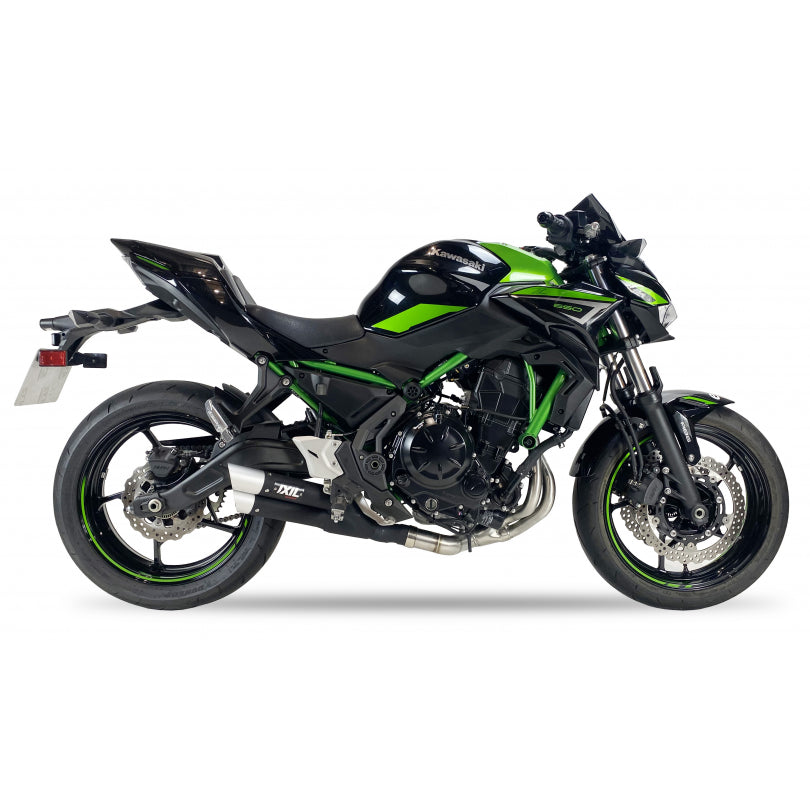 ESCAPE IXIL FULL SYSTEM - DUAL HYPERLOW BLACK XL - KAWASAKI Z 650 - NINJA 650 2020 (ER650K,ER650KA2,EX650M,EX650MA2)