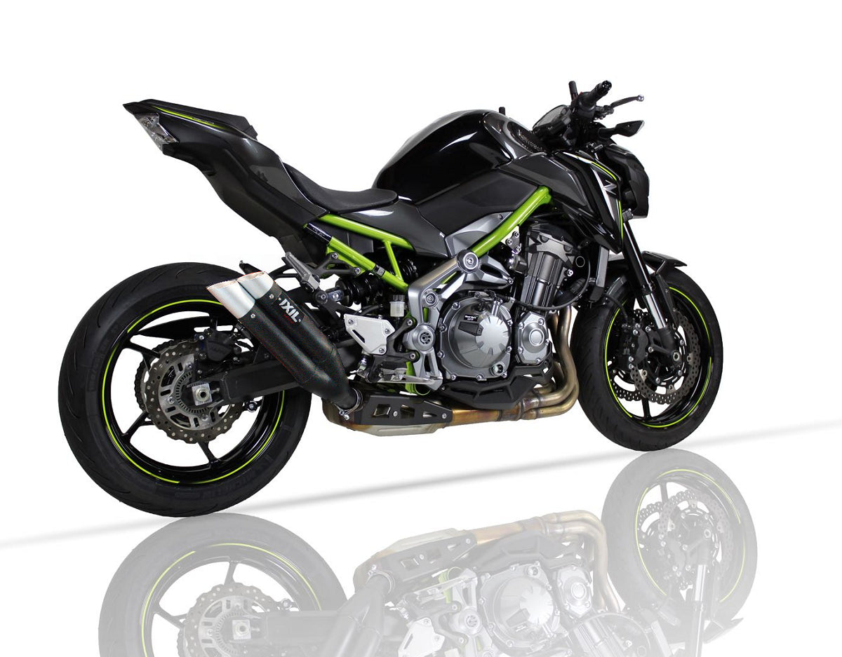 ESCAPE IXIL SLIP ON - DUAL HYPERLOW BLACK XL - KAWASAKI Z 900 92 kW 16-19 (ZR900B)