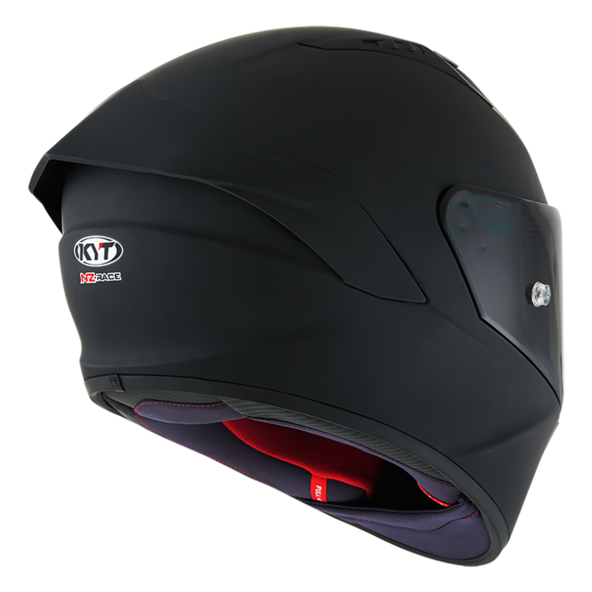 CASCO KYT NZ-RACE PLAIN MATT BLACK