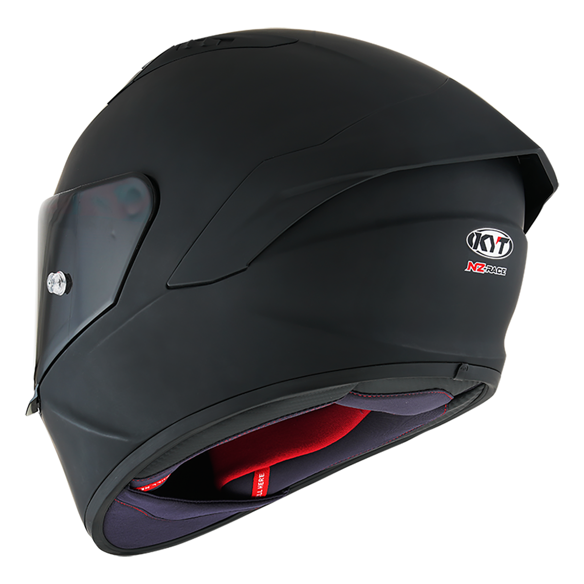 CASCO KYT NZ-RACE PLAIN MATT BLACK