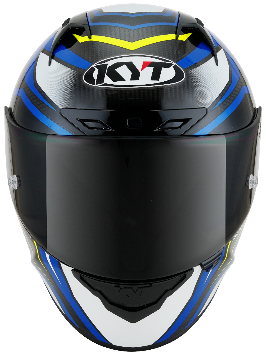 CASCO KYT NZ-RACE CARBON STRIDE BLUE/WHITE