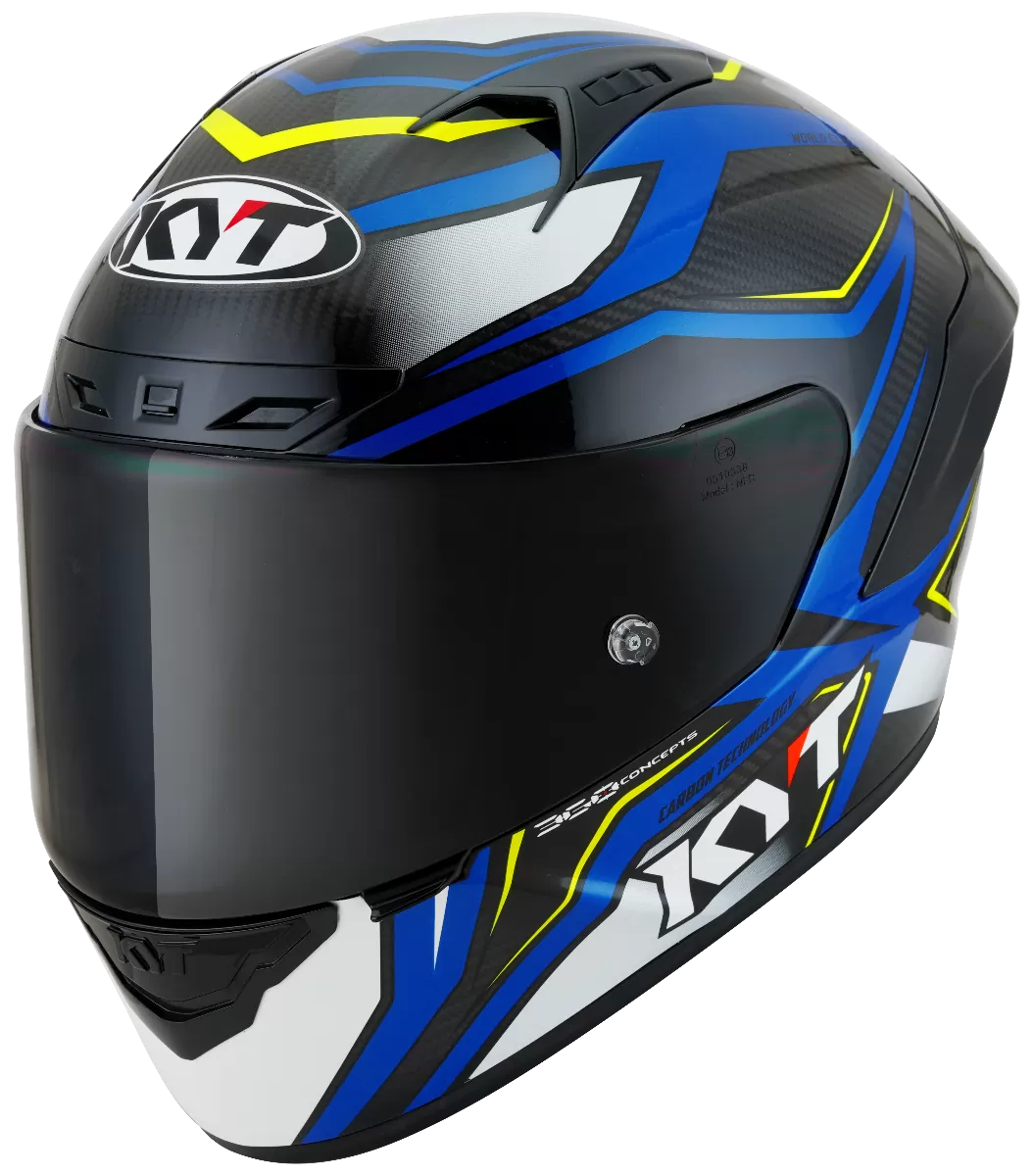 CASCO KYT NZ-RACE CARBON STRIDE BLUE/WHITE