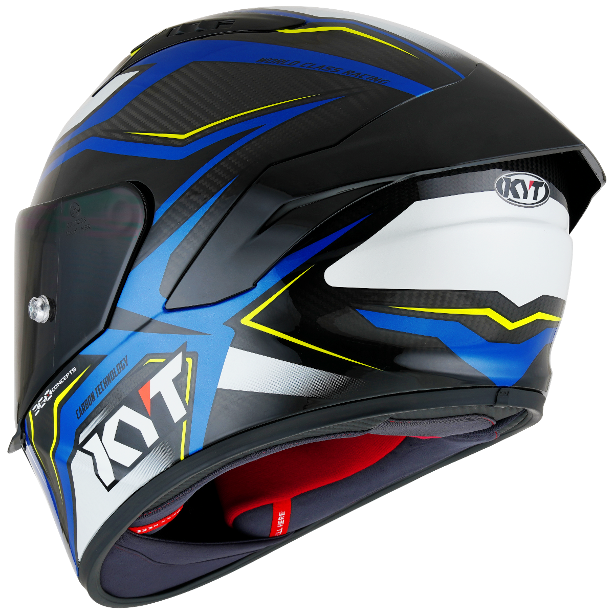 CASCO KYT NZ-RACE CARBON STRIDE BLUE/WHITE