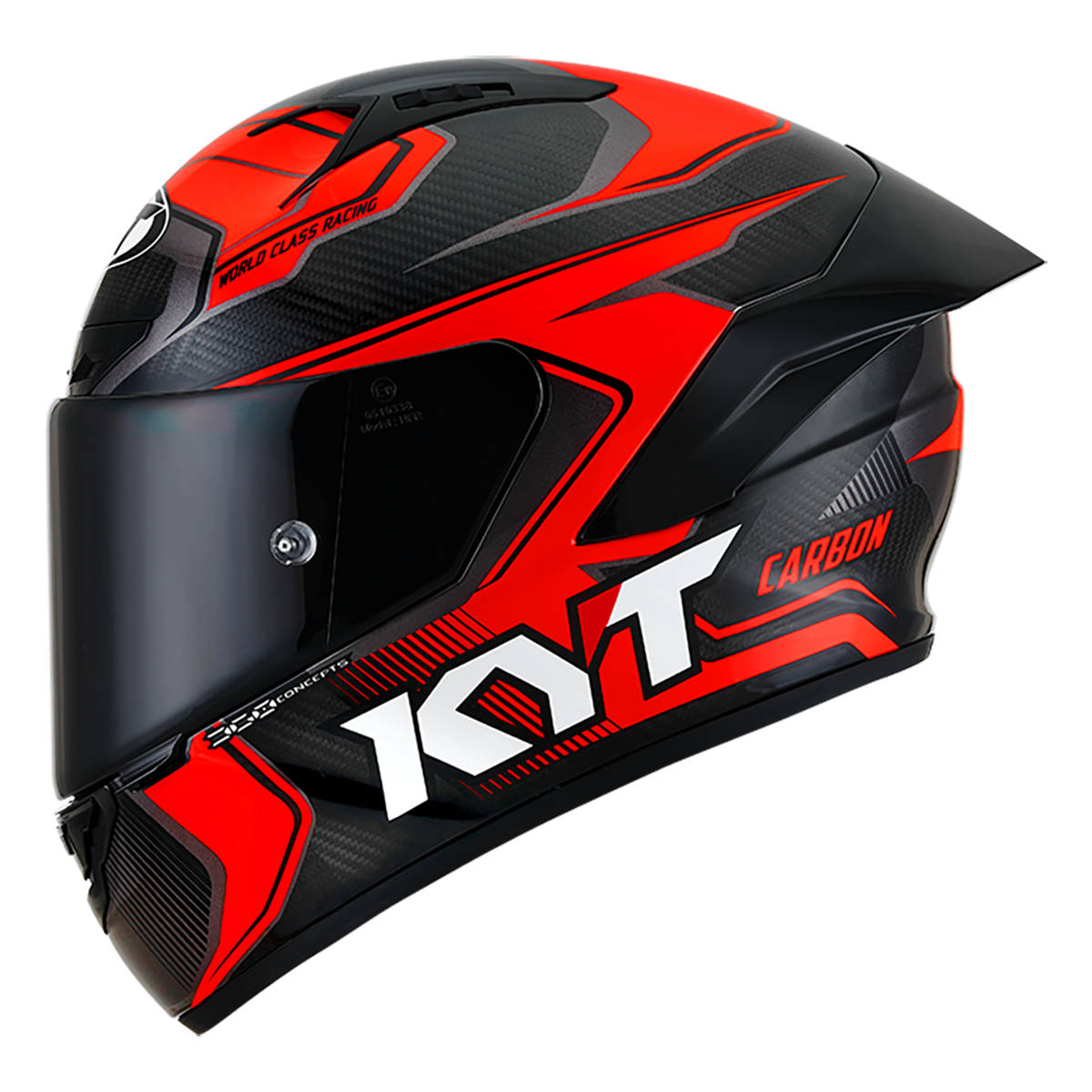 CASCO KYT NZ-RACE CARBON COMPETITION RED