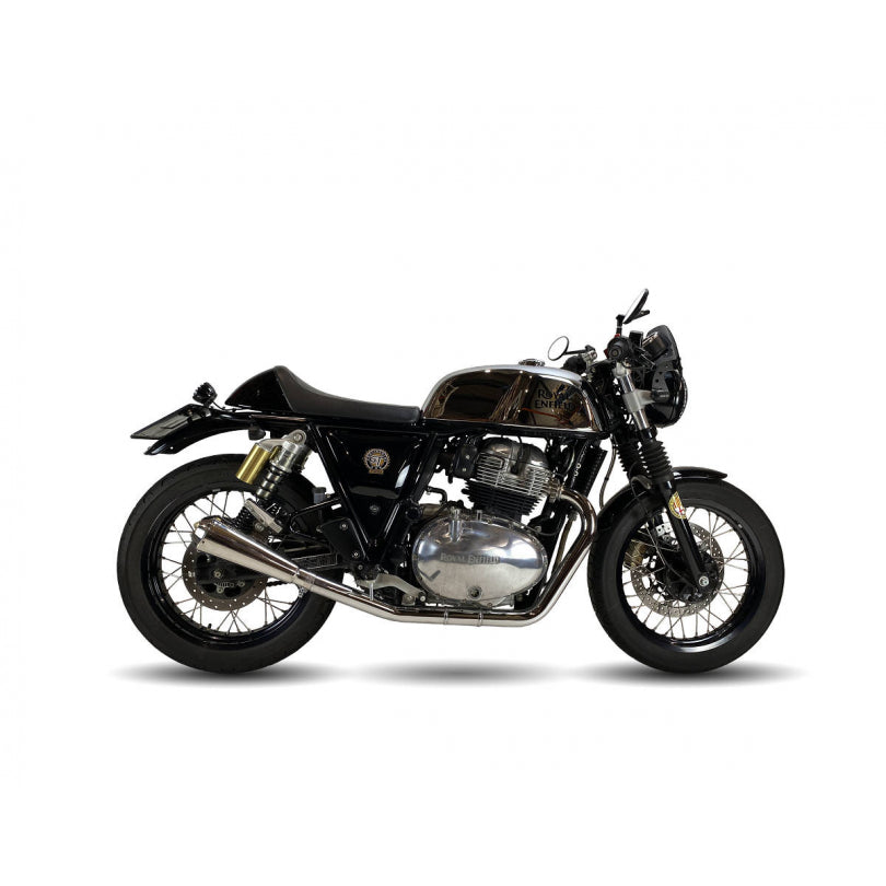 ESCAPE IXIL SLIP ON (RIGHT MUFFLER) - IRONHEAD CONICAL INOX - ROYAL ENFIELD CONTINENTAL GT 650 / INTERCEPTOR 650