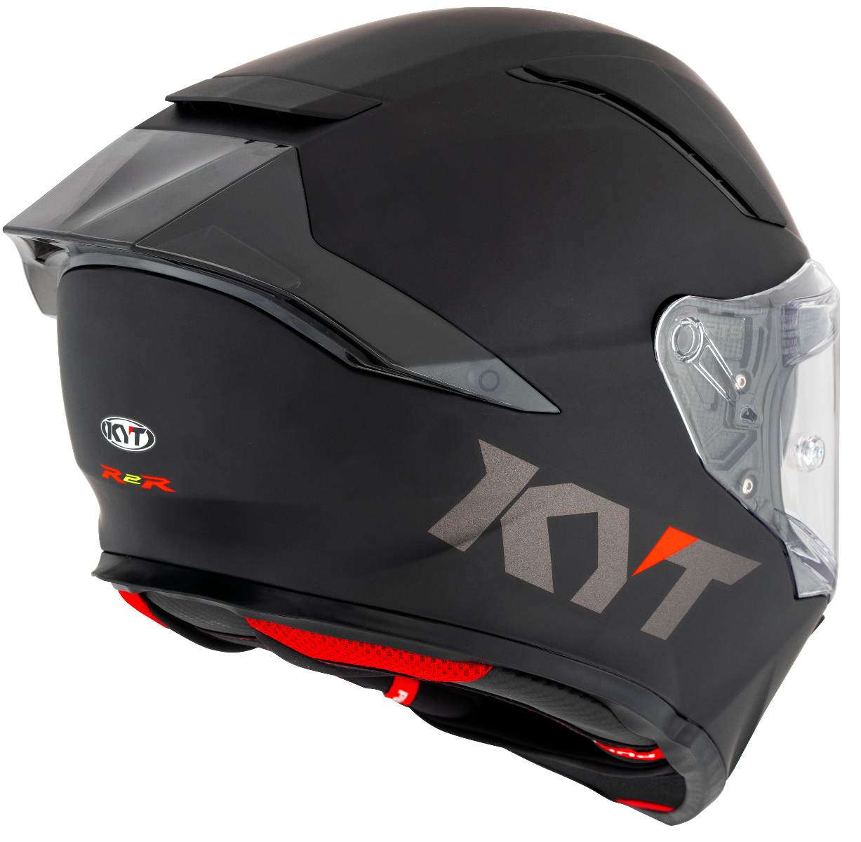 CASCO KYT R2R PLAIN MATT BLACK